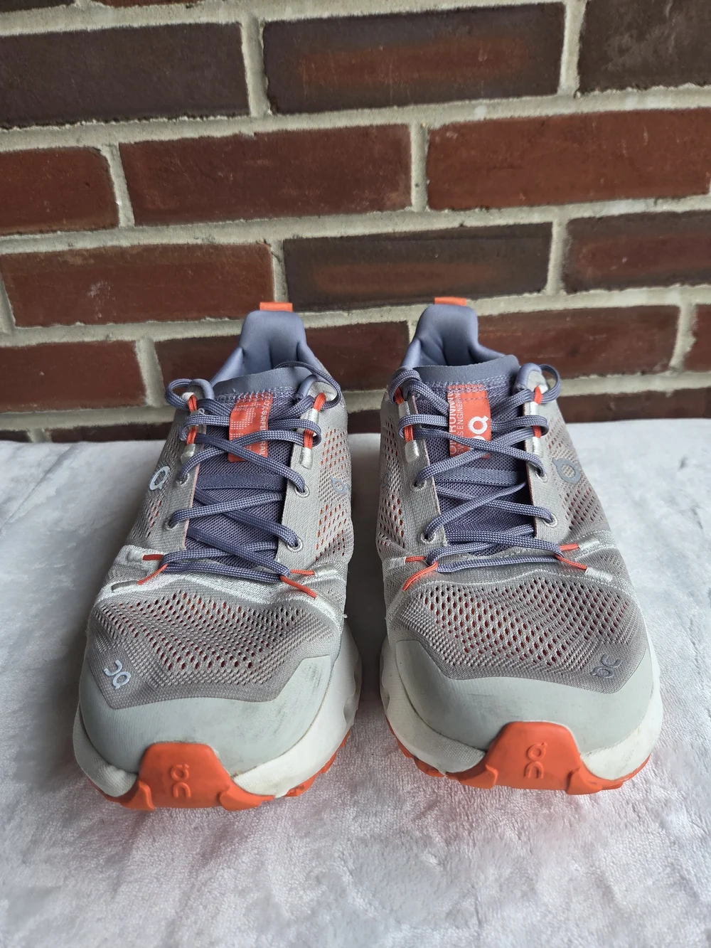 On Running Cloudsurfer Next Men's 11 Gray Orange Running Shoes EU 45 Road Sneake